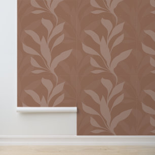 Flourish in Grace XL6 Mocha Mousse Wallpaper