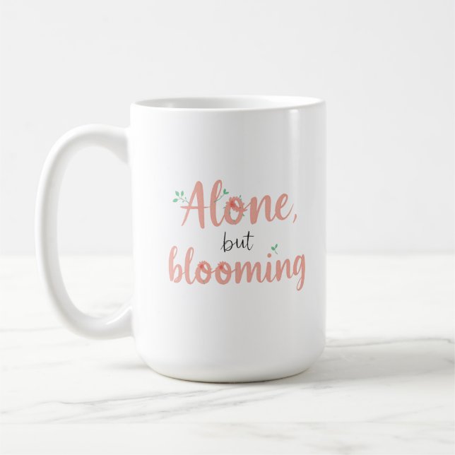 Flourish in Solitude Coffee Mug (Left)