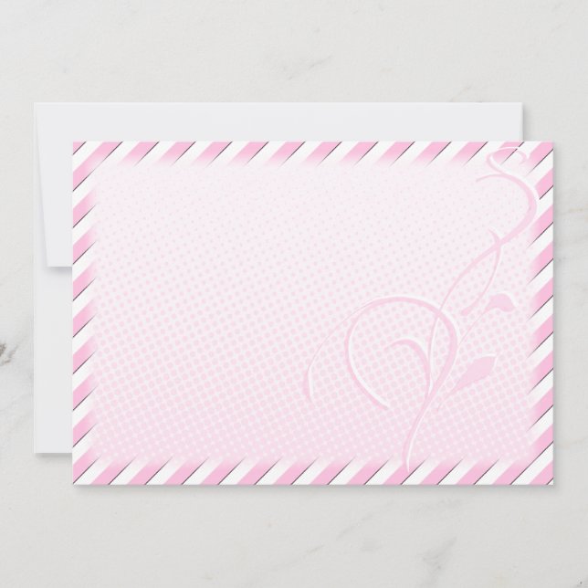 Flourish, Pink Dots and Stripes (Front)