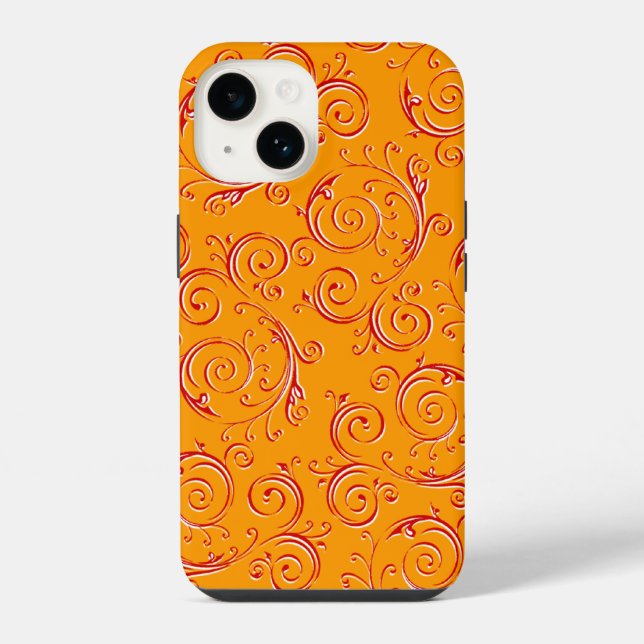 Flourish Swirl iPhone Case (Back)