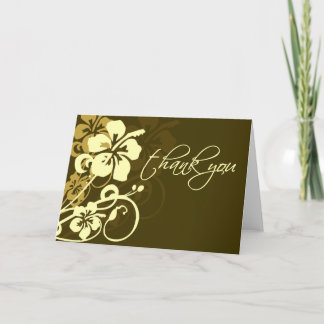 Flourish Thank You Card