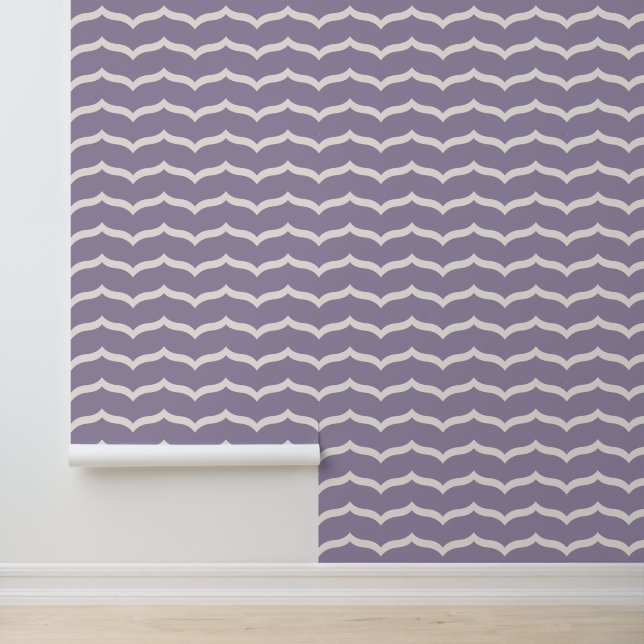 Flourished Zigzag Wallpaper (Application)