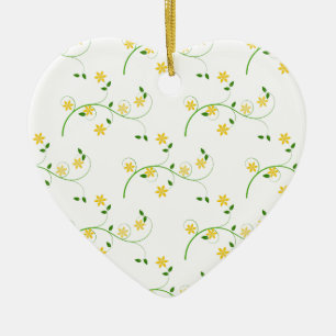 Flourishes and Flowers Ceramic Tree Decoration