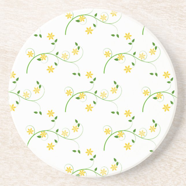 Flourishes and Flowers Coaster (Front)