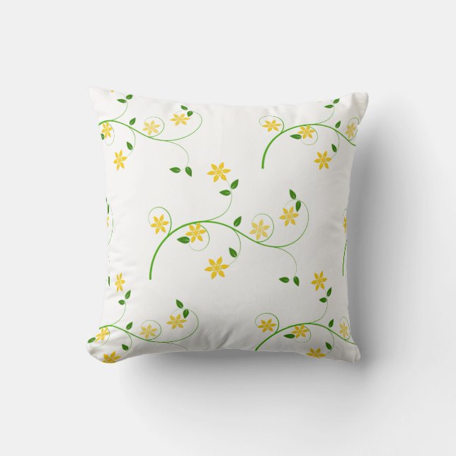 Flourishes and Flowers Cushion (Front)