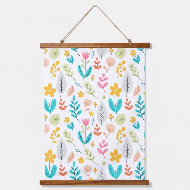 Flourishing Botanicals Hanging Tapestry (Front)