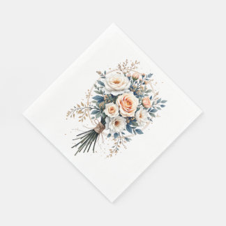 Flourishing Celebatory Bouquet Paper Napkins