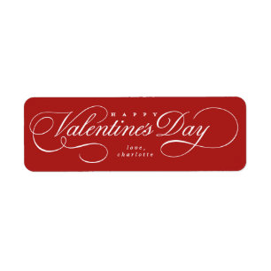 Flourishing Valentines Day script