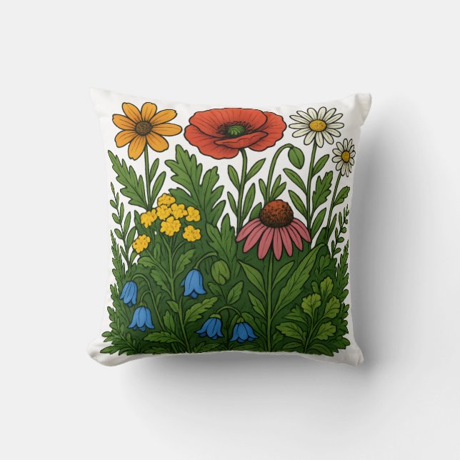 Flours pillow  (Front)