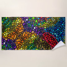 Flow Beach Towel