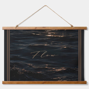 Flow - Deep Waters Hanging Tapestry