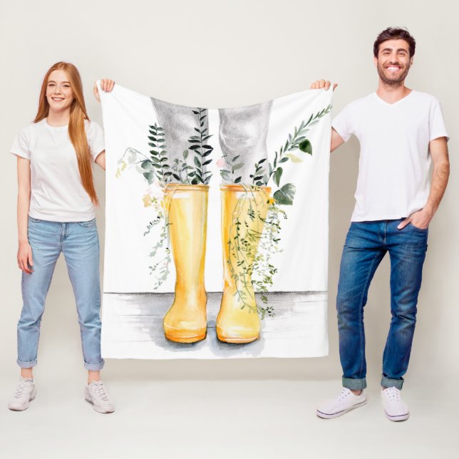 Flow & Grow I Fleece Blanket (In Situ)