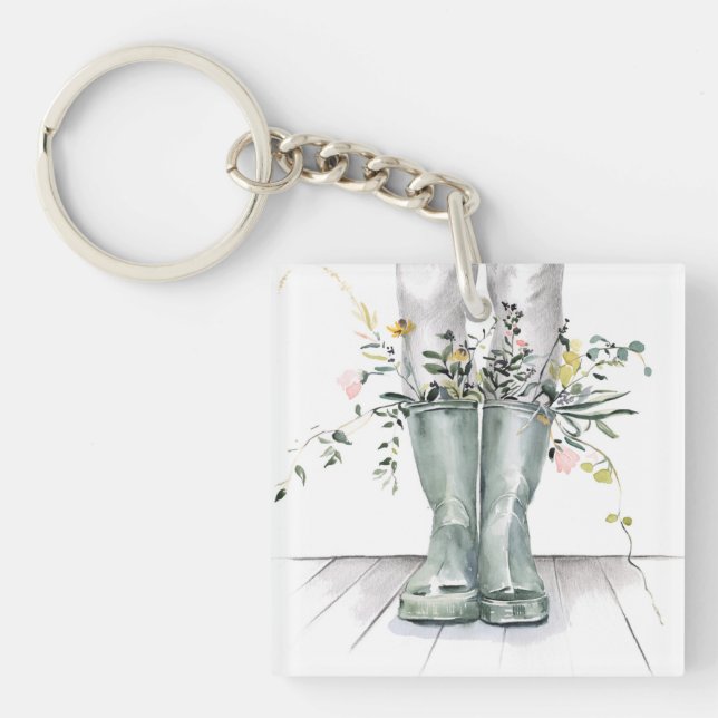 Flow & Grow II Key Ring (Front)