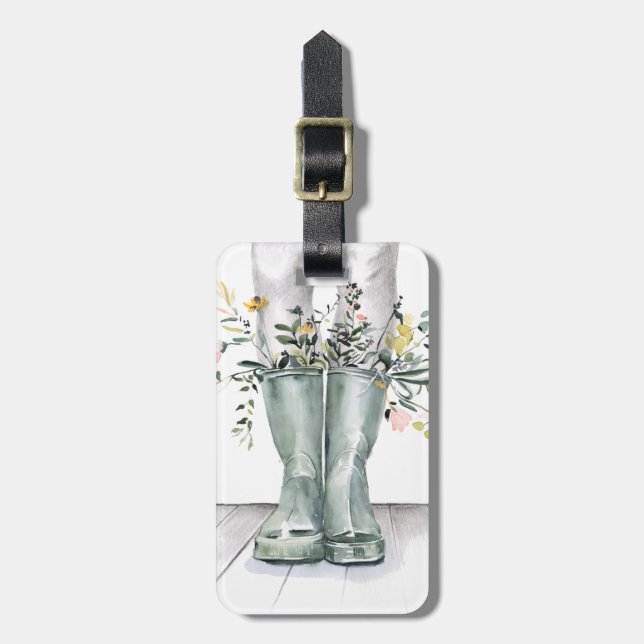 Flow & Grow II Luggage Tag (Front Vertical)