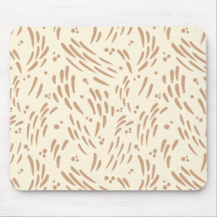 Flow in Tan and Cream Mouse Mat