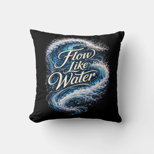 Flow Like Water Cushion (Front)