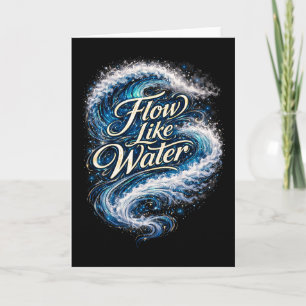 Flow Like Water Holiday Card