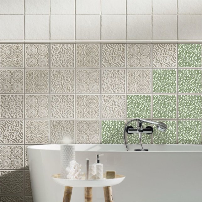 Flow of Dancing Leaves Design Delicate Foliage Tile (Creator Uploaded)