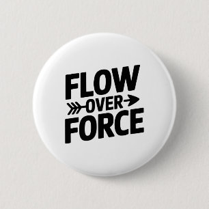 Flow Over Force Yin Yang Yoga Lance Apparel _1 6 Cm Round Badge