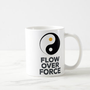 Flow Over Force Yin Yang Yoga Lance Apparel _2 Coffee Mug