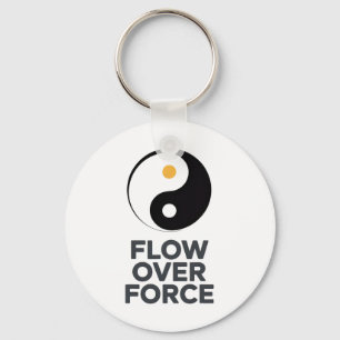 Flow Over Force Yin Yang Yoga Lance Apparel _2 Key Ring