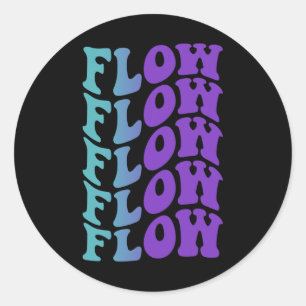 Flow Suicide Prevention Mental Health Awareness Classic Round Sticker