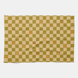 Flowe Checkered Pattern - No. 02 Tea Towel