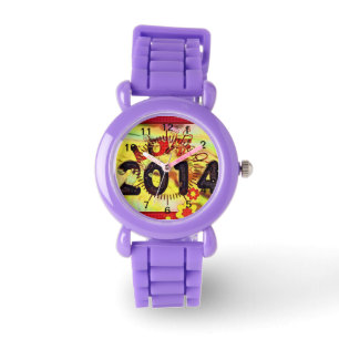 Flower 2014 Sport Peace Love Party Destiny Digital Watch