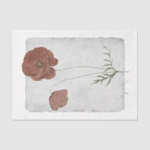 Flower 35 Poppy Decoupage Tissue Paper