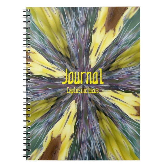 Flower Abstract Journal Notebook (Front)