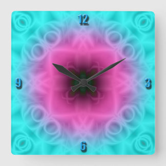 Flower Abstract Wall Clock