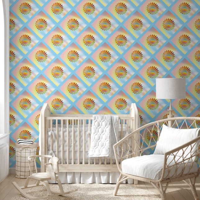 Flower Abstract Wallpaper (Kids)