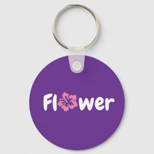 Flower Acrylic Keychain