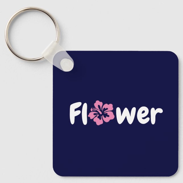 Flower Acrylic Keychain (Front)