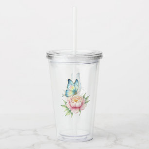 Flower Acrylic Tumbler