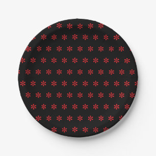 flower ailurophiles paper plate