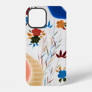 Flower and Running Water, Japanese Design iPhone 12 Case