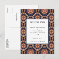 Flower and Star Shapes Decorative Design Wedding