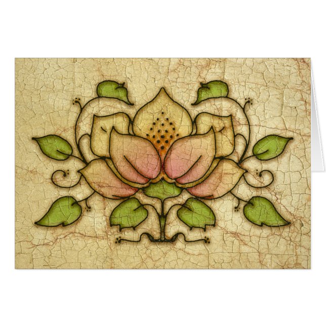 Flower And Vine Motif (Front Horizontal)