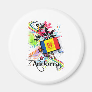 Flower Andorra Magnet