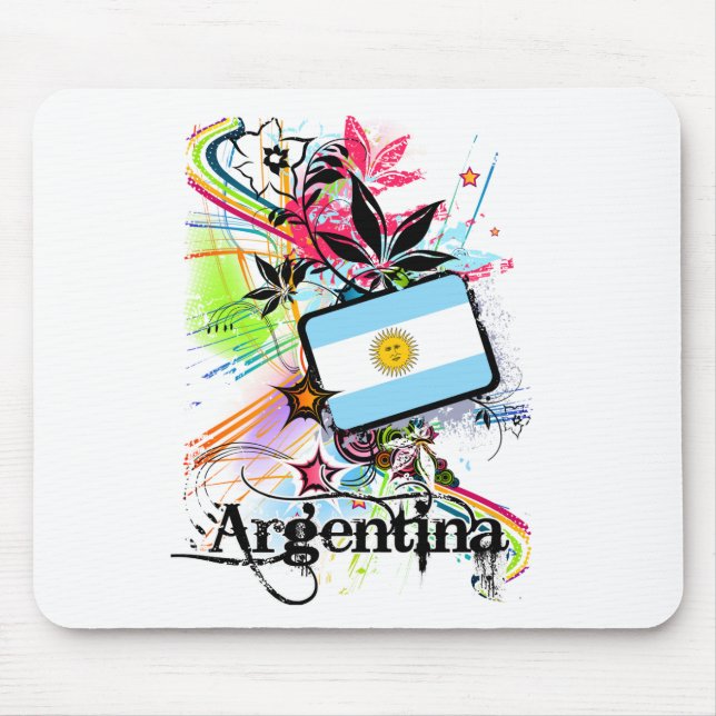 Flower Argentina Mouse Mat (Front)