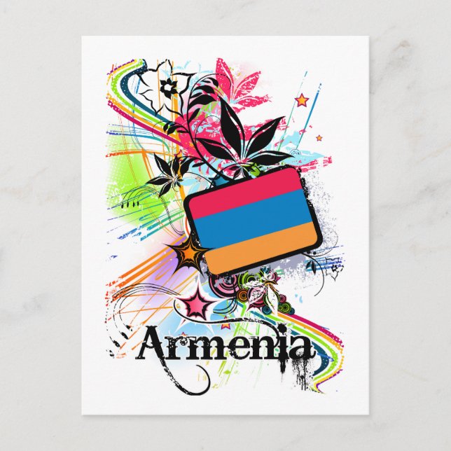Flower Armenia Postcard (Front)