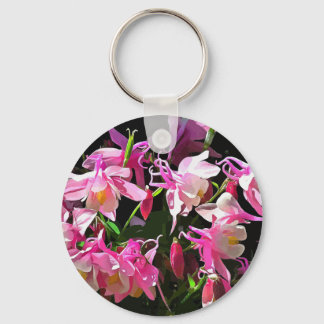 Flower arrangement key ring