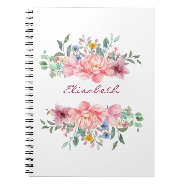 Flower Arrangement Notebook (Front)