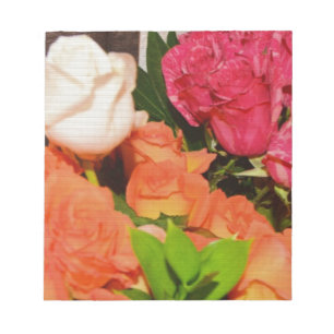 Flower Arrangements Wedding Party Colourful Destin Notepad