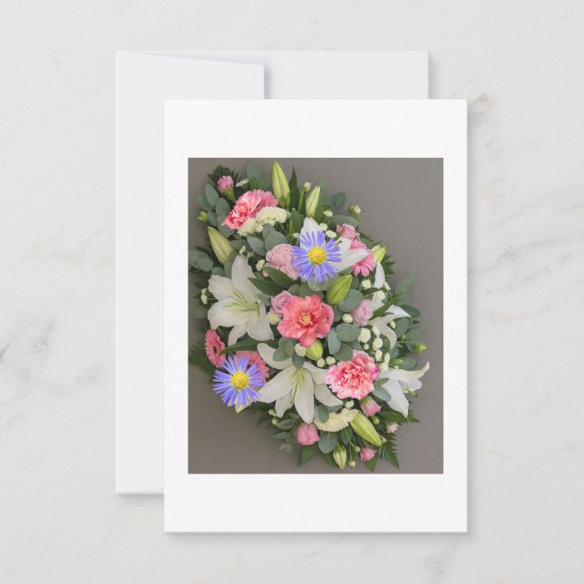 Flower Arregment Thank You Card (Front)