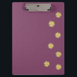 FLOWER ART CLIPBOARD<br><div class="desc">THE DESIGN IS GOOD FOR ANYONE</div>