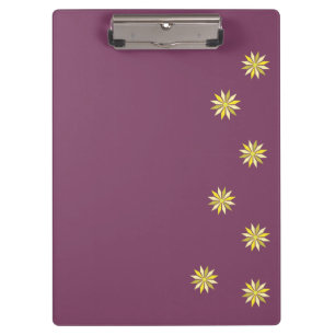 FLOWER ART CLIPBOARD