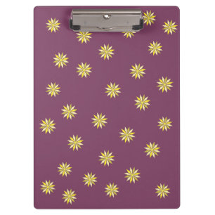 FLOWER ART CLIPBOARD