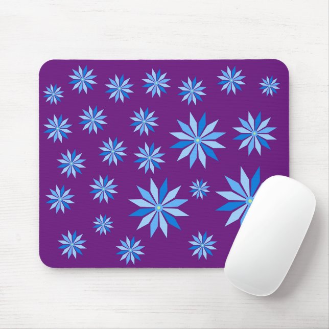 flower art for gift mouse mat (With Mouse)